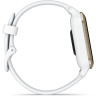 Часы GARMIN VENU SQ 2 CREAM GOLD ALUMINUM BEZEL WITH WHITE CASE AND SILICONE BAND 010-02701-11